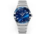 V+ Factory OMEGA Constellation  New 41mm Steel and Blue Copy Watch